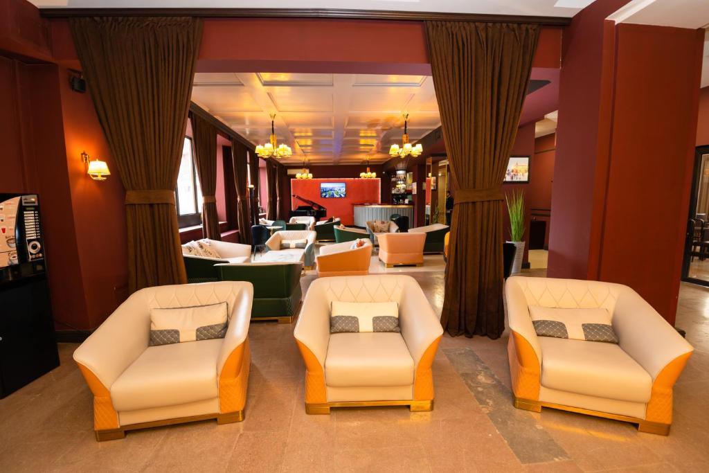 Posezení v ubytování Kirovakan Hotel