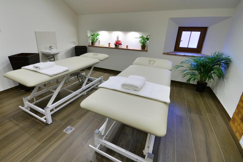 Lázně a/nebo wellness v ubytování Hotel Malý Pivovar
