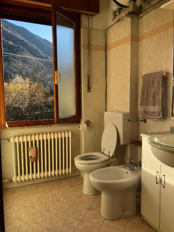 Koupelna v ubytování Mountain House