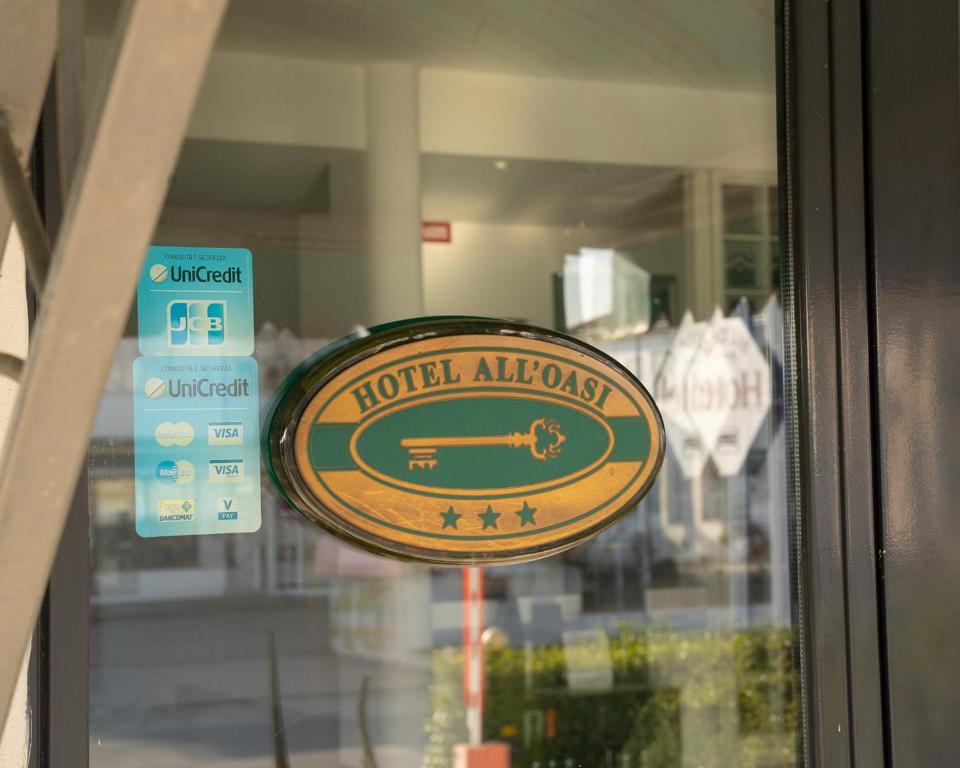 Certifikát, hodnocení, plakát nebo jiný dokument vystavený v ubytování Hotel all'Oasi