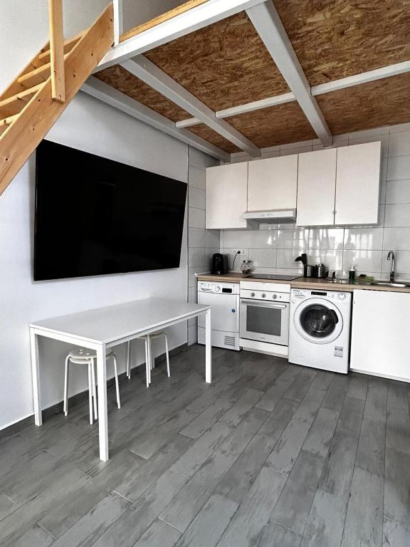 Kuchyň nebo kuchyňský kout v ubytování #2# Apartamento JACUZZI XL Sevilla Centro