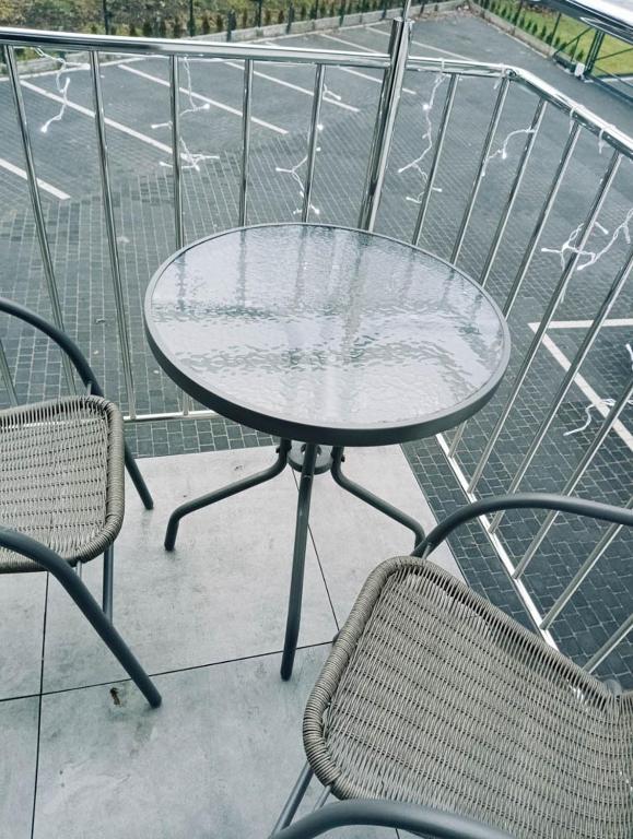 Balkón nebo terasa v ubytování Apartamenty Bianka