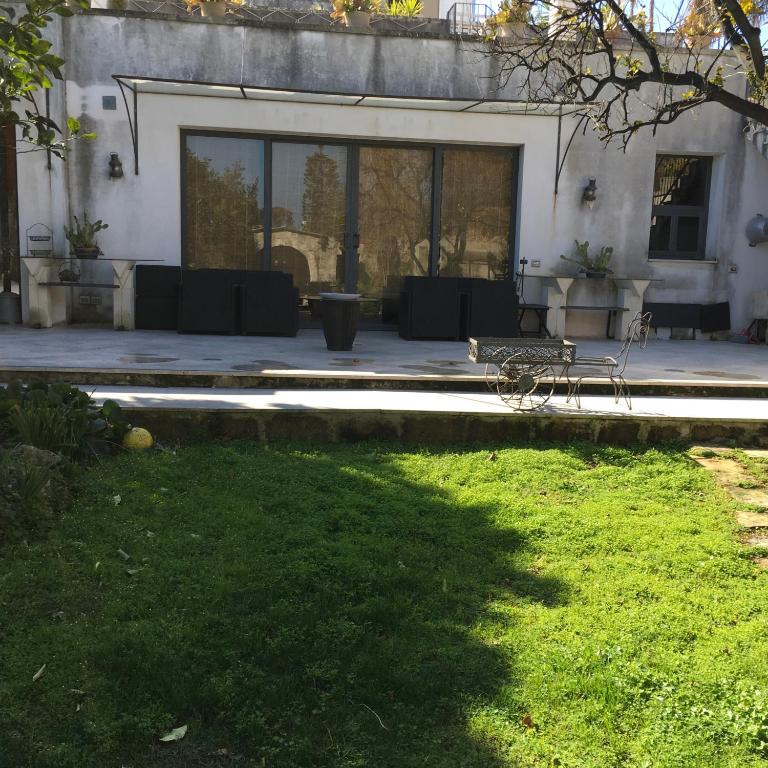 Zahrada ubytování Palazzo Sabella Tommasi