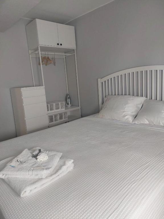 Postel nebo postele na pokoji v ubytování Apartamento Zaragoza Plaza Europa