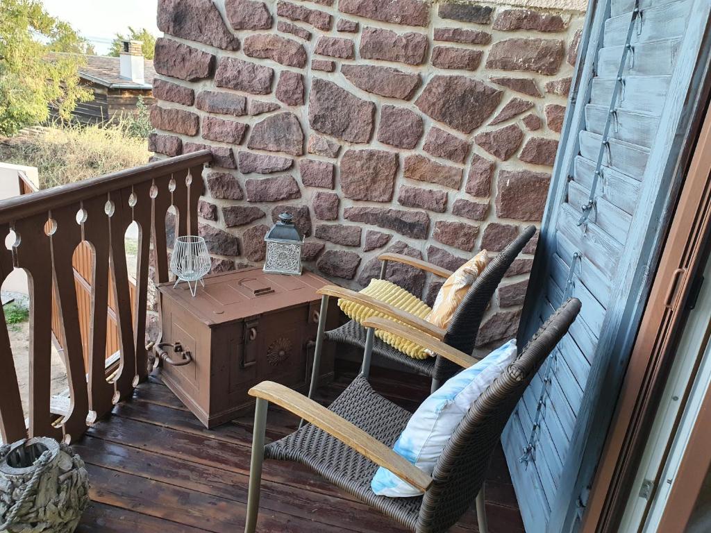 Balkón nebo terasa v ubytování Casamia4u