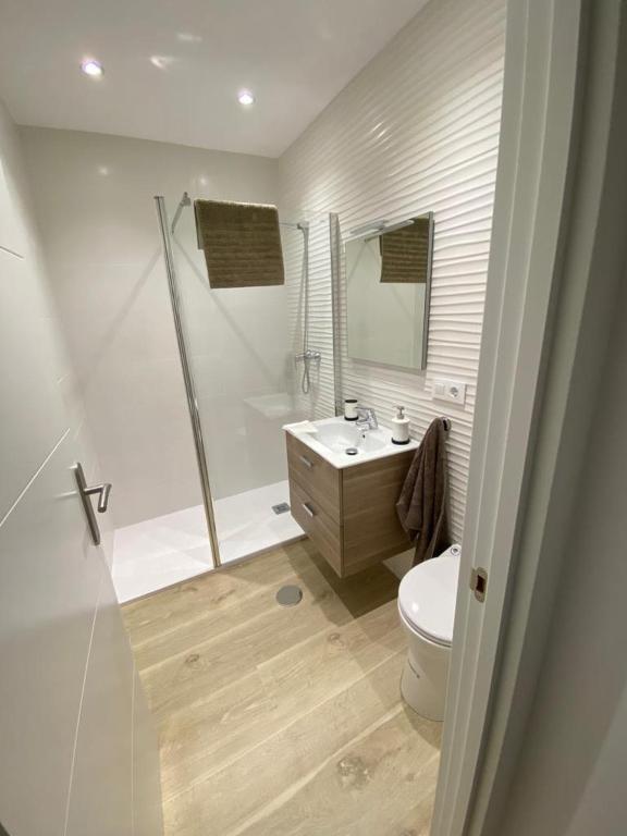 Koupelna v ubytování apartamento FLORENCIA