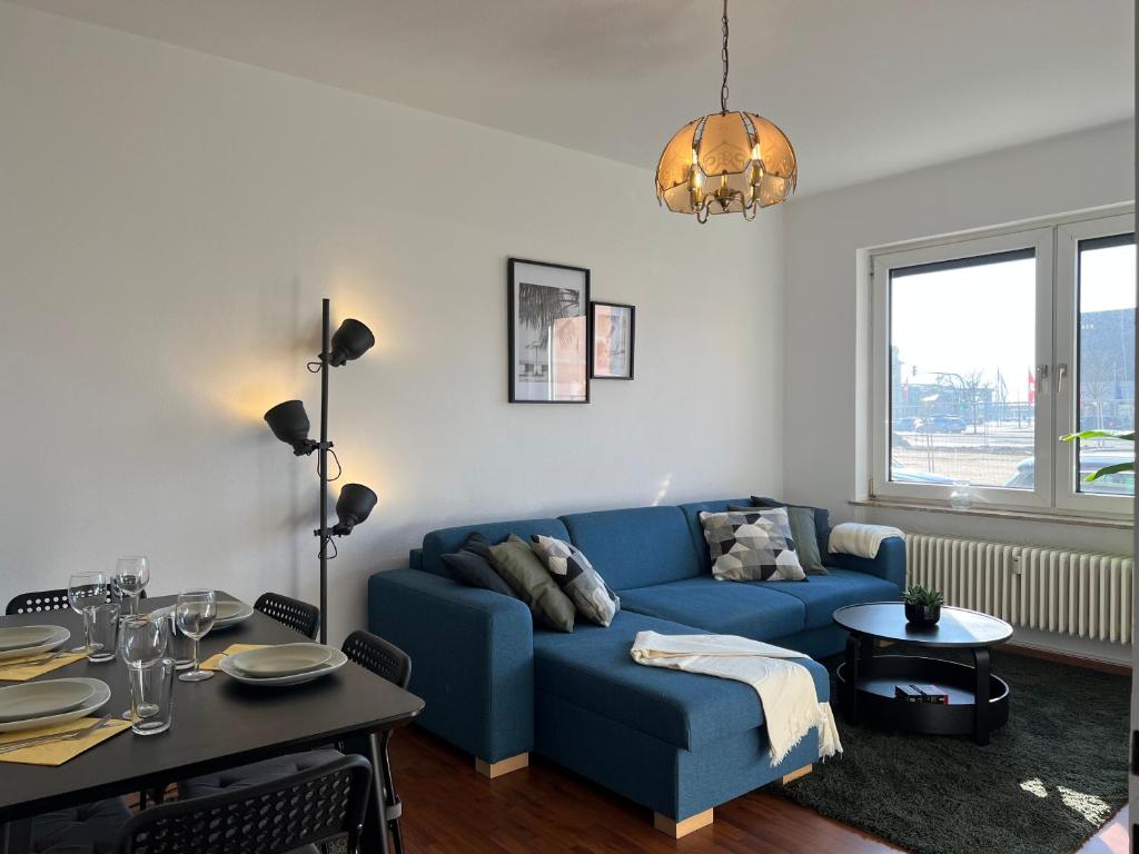 Posezení v ubytování Zentrale Apartments im Herzen vom Bremerhaven