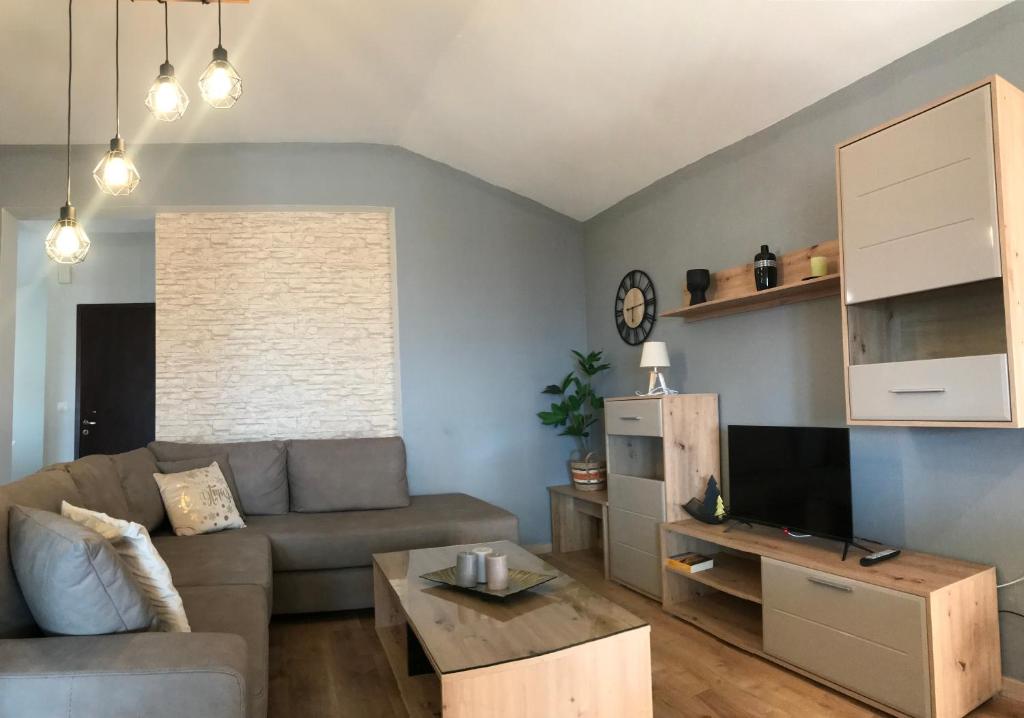 Telewizja i/lub zestaw kina domowego w obiekcie Kalliston - Meteora