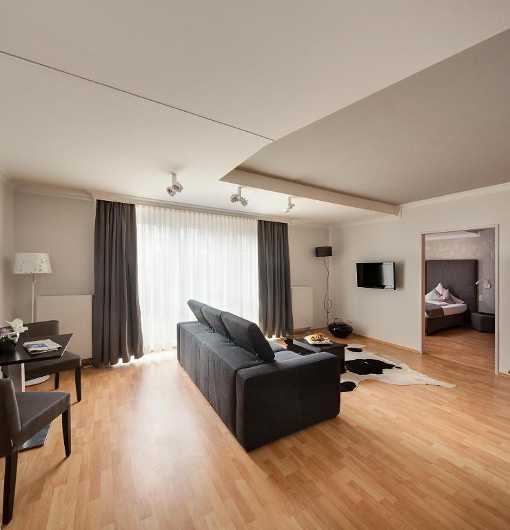 TV a/nebo společenská místnost v ubytování Art Hotel Superior