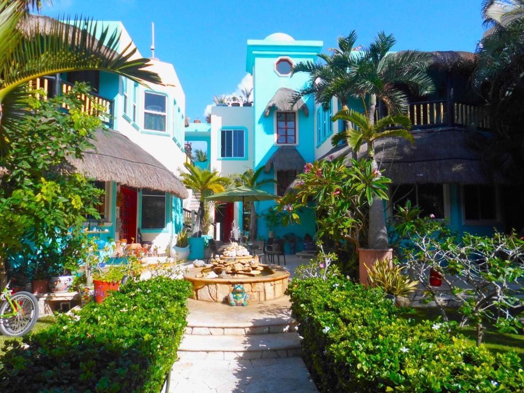 Zahrada ubytování Casa Gatos Suites