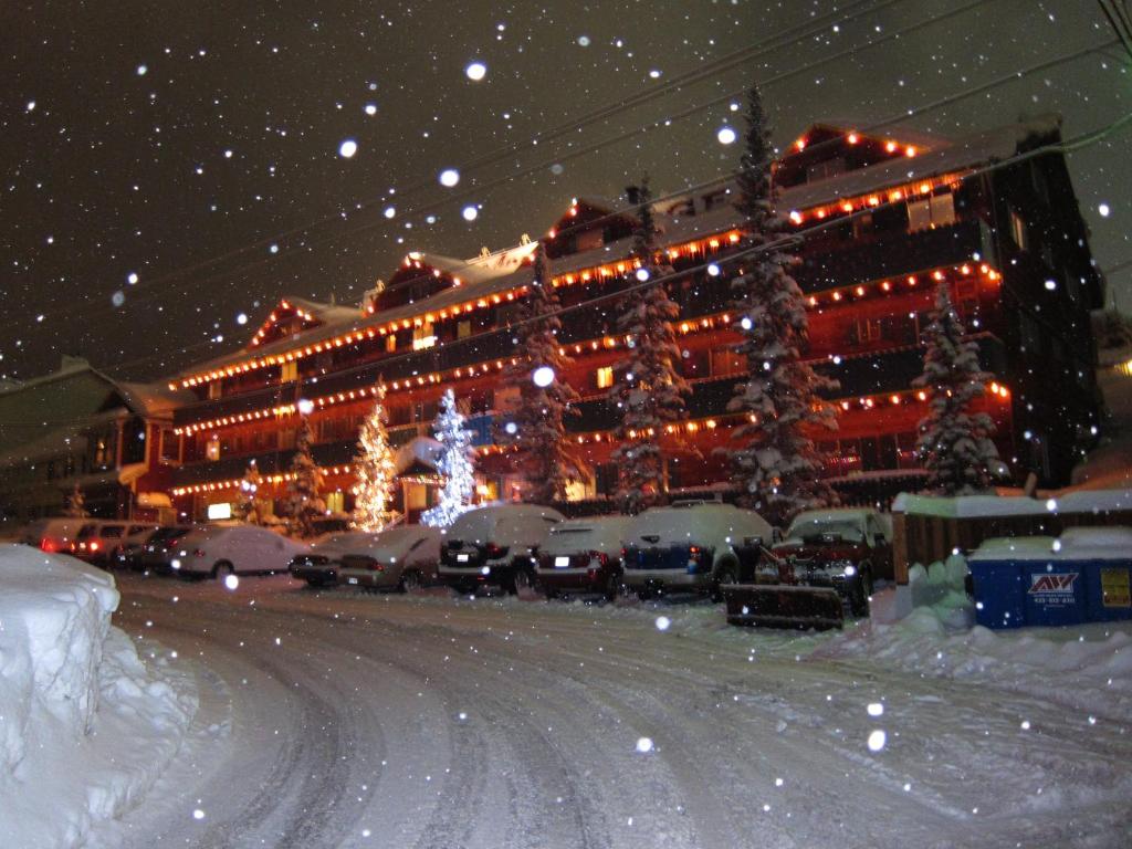 Chateau Apres Lodge v zimě