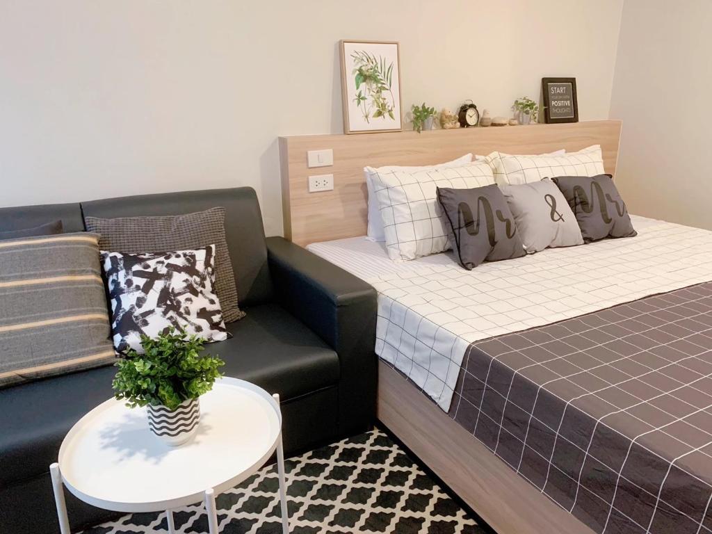 Postel nebo postele na pokoji v ubytování Increase hotel & residence