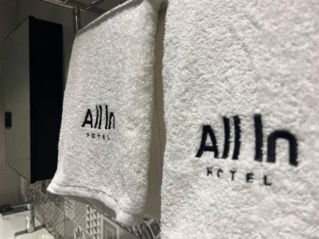 Certifikát, hodnocení, plakát nebo jiný dokument vystavený v ubytování ALL IN HOTEL