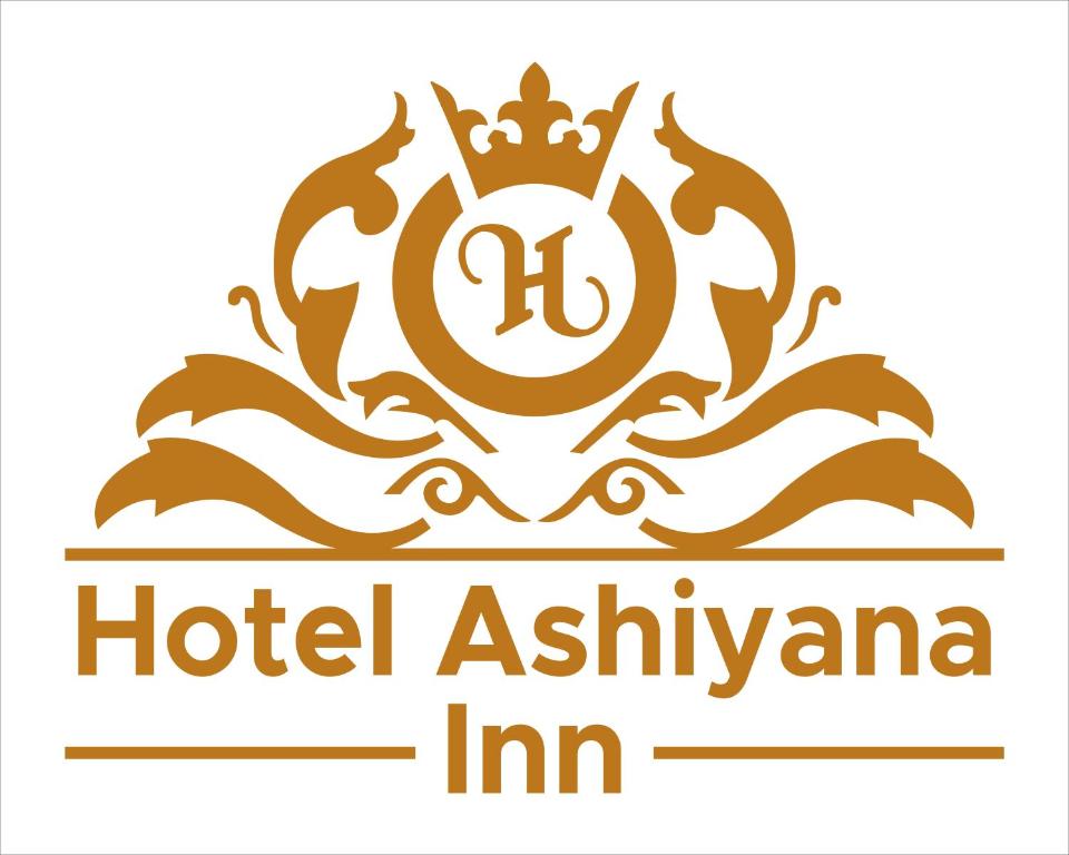 a logo for a hotel ashtabula inn at The Ashiyana Inn Hotel in Patna