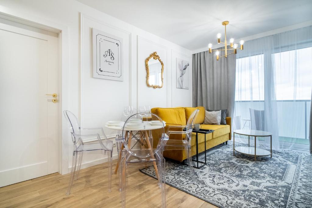 Posedenie v ubytovaní ApartamentySnu, Struga Tower Double Gold z parkingiem