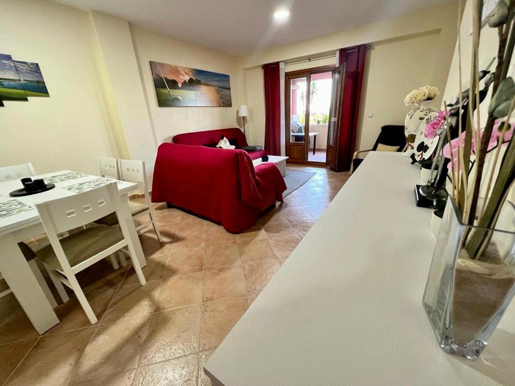 Posezení v ubytování Apartamento Saadia Golf and Beach