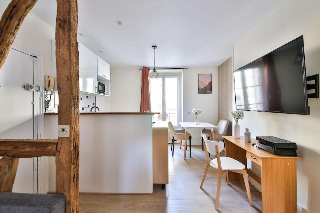 Kuchyňa alebo kuchynka v ubytovaní 31.Studio 2Pers#Sèvres-Lecourbe#Necker