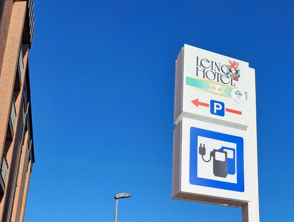 Certifikát, hodnocení, plakát nebo jiný dokument vystavený v ubytování Leine Hotel