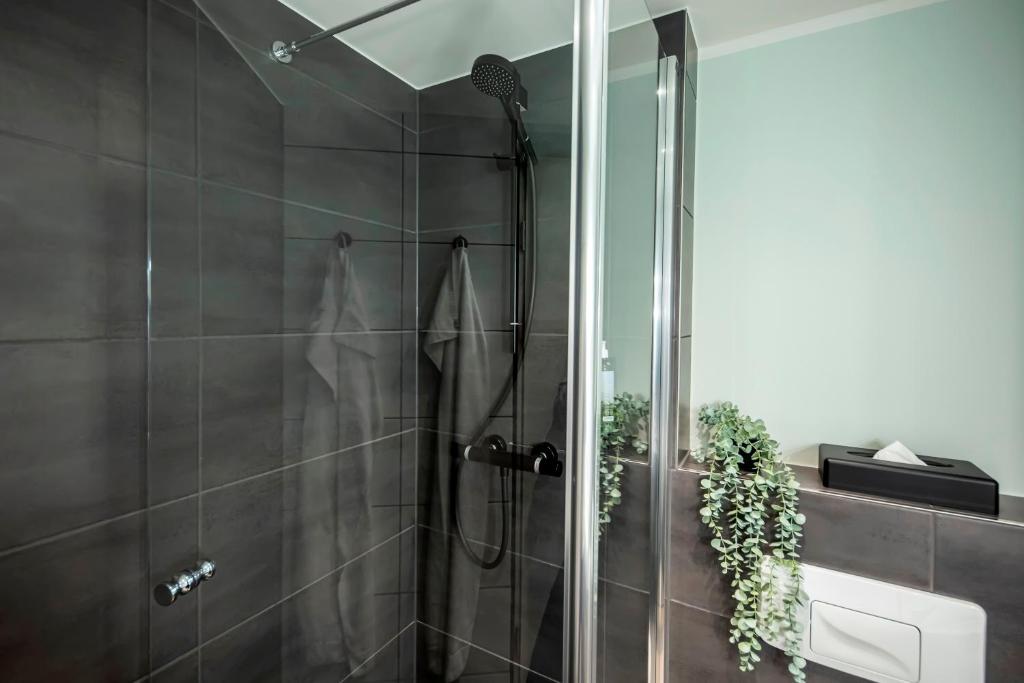 Koupelna v ubytování ACHAT Hotel Stuttgart Airport Messe