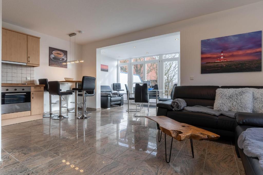 Kuchyň nebo kuchyňský kout v ubytování Haus-Eriel-EG-rechts