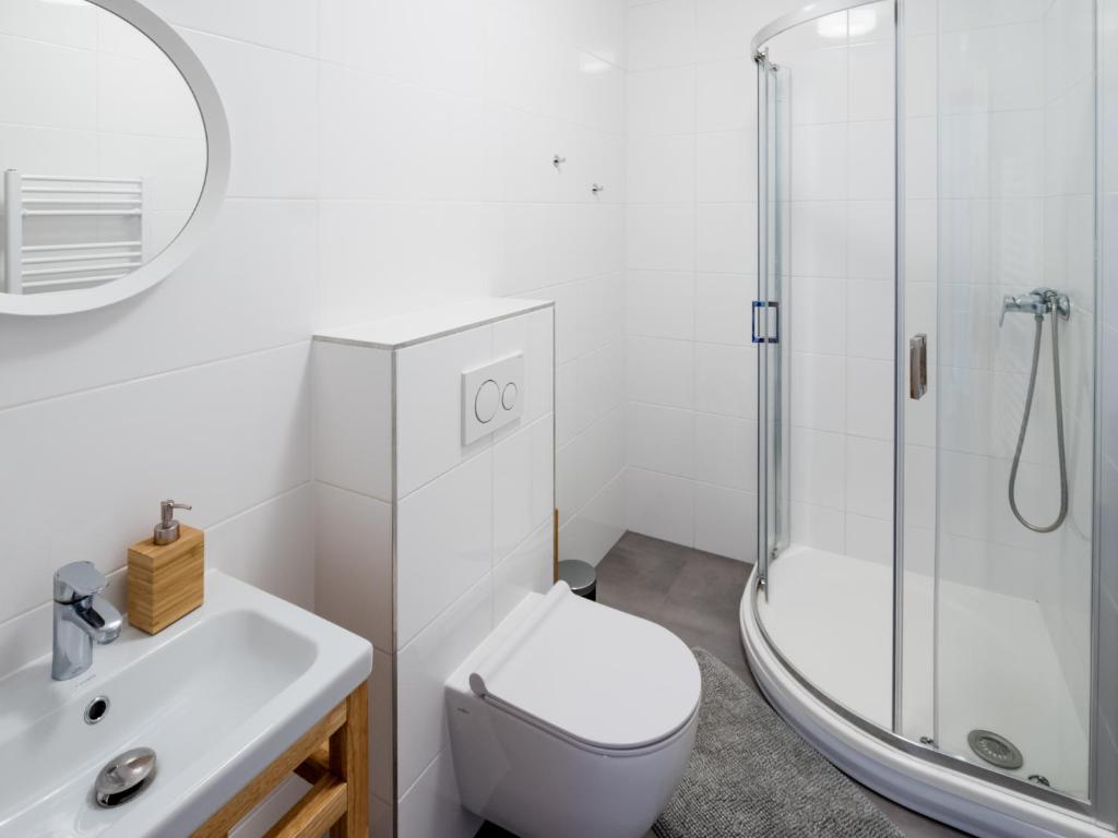 Ένα μπάνιο στο Hostel Zahrada Mikulov