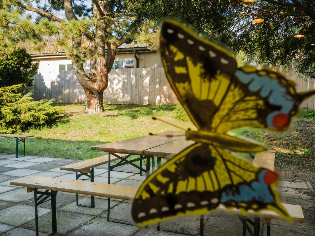 Κήπος έξω από το Hostel Zahrada Mikulov
