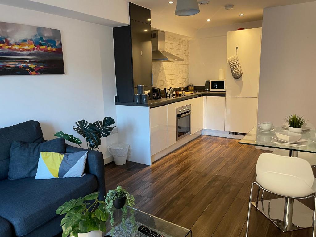 Apartment Modern Spacious 1 Bed Flat In Birmingham City Centre With