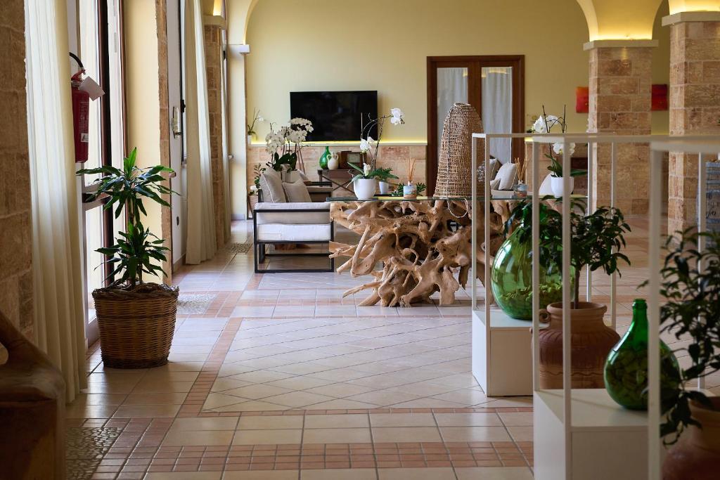 TV a/nebo společenská místnost v ubytování Hotel Montecallini - Adult Only 14