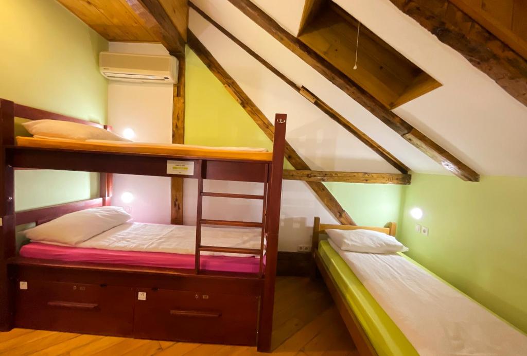 Postel nebo postele na pokoji v ubytování Hostel Vagabond