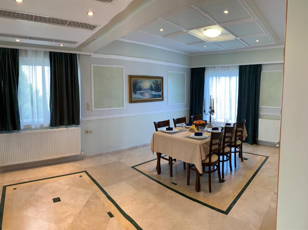 Posezení v ubytování A&B Ialysos villas and apartments