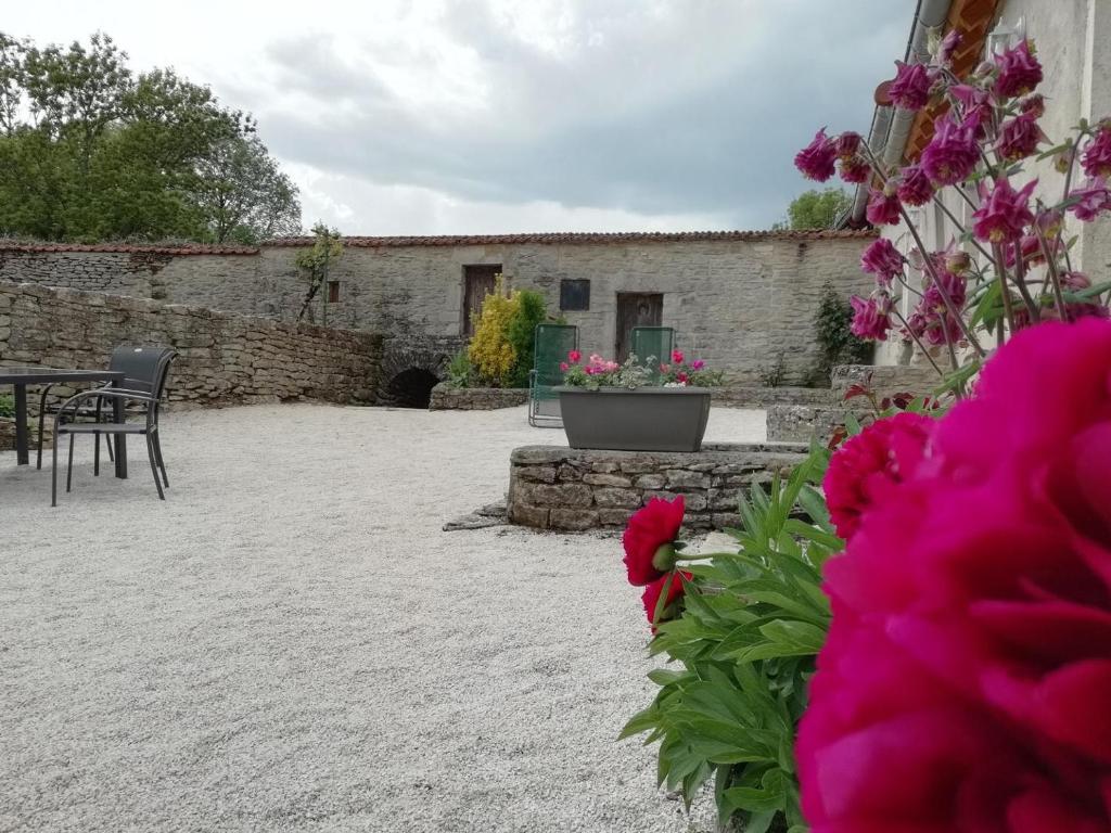 Zahrada ubytování Le Val Sambon