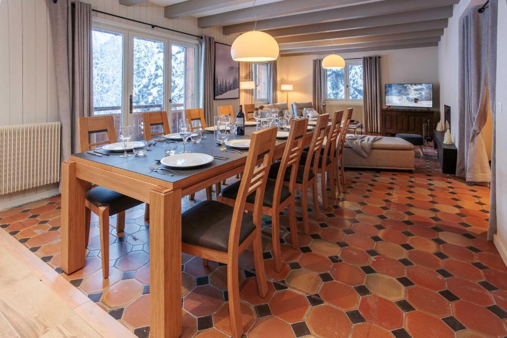Posedenie v ubytovaní Chalet le Tricouni