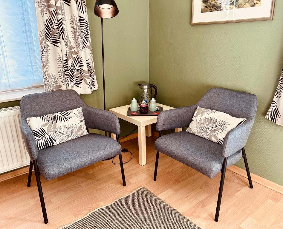 Posezení v ubytování Taos B&B