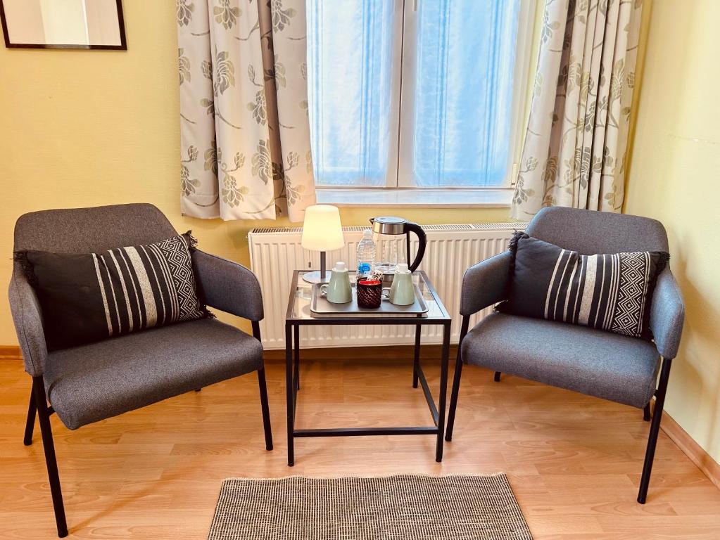 Posezení v ubytování Taos B&B