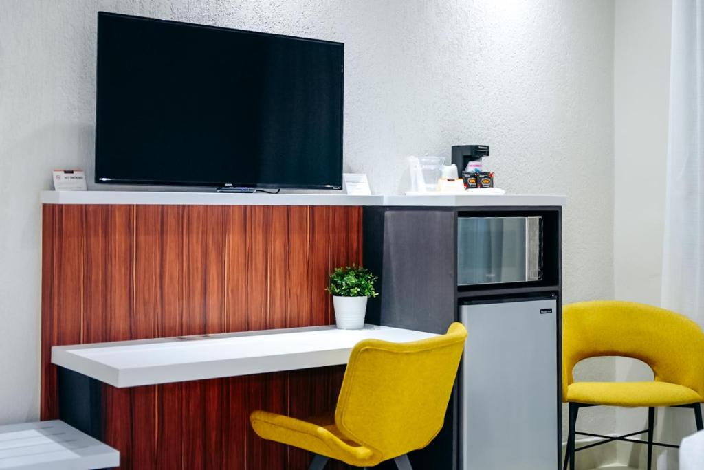 Kuchyň nebo kuchyňský kout v ubytování Ponce Plaza Hotel & Casino