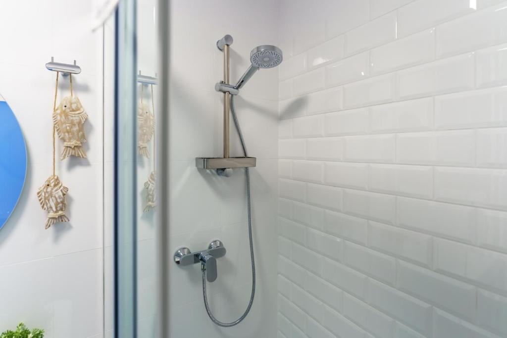 Kúpeľňa v ubytovaní Apartamenty Lighthouse Mrzeżyno