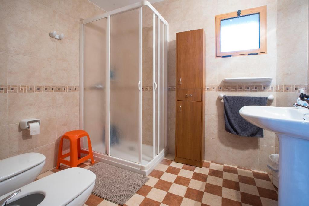 Koupelna v ubytování Villa Parets de Sucre