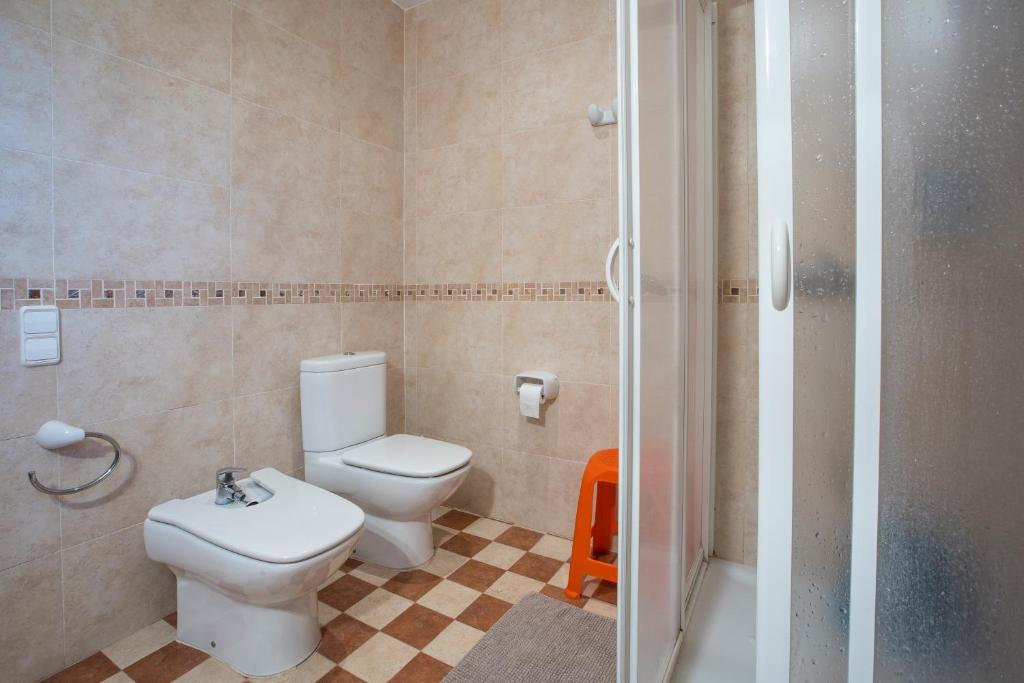Koupelna v ubytování Villa Parets de Sucre