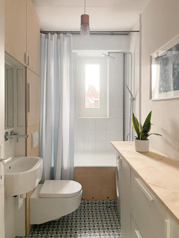 Kúpeľňa v ubytovaní Comfort Apartments Oliwa Gdańsk