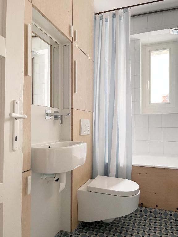 Kúpeľňa v ubytovaní Comfort Apartments Oliwa Gdańsk
