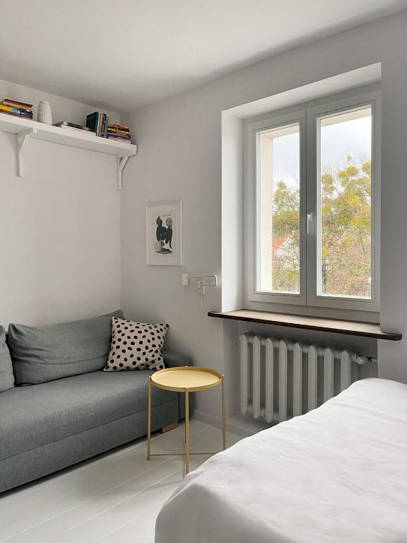 Posteľ alebo postele v izbe v ubytovaní Comfort Apartments Oliwa Gdańsk