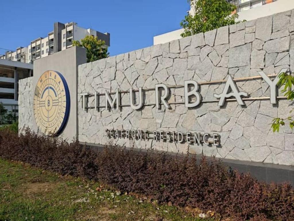 a sign for the entrance to the tempereaba science laboratory at Timurbay Seafront Residences by Nature Home in Kuantan