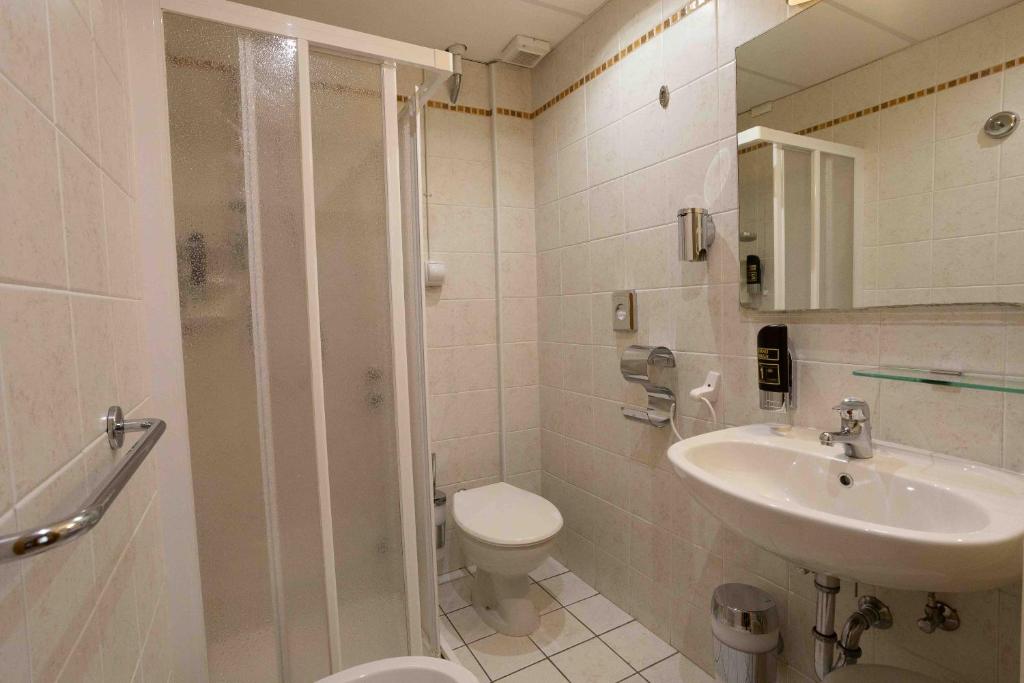 Koupelna v ubytování Hotel Andalo