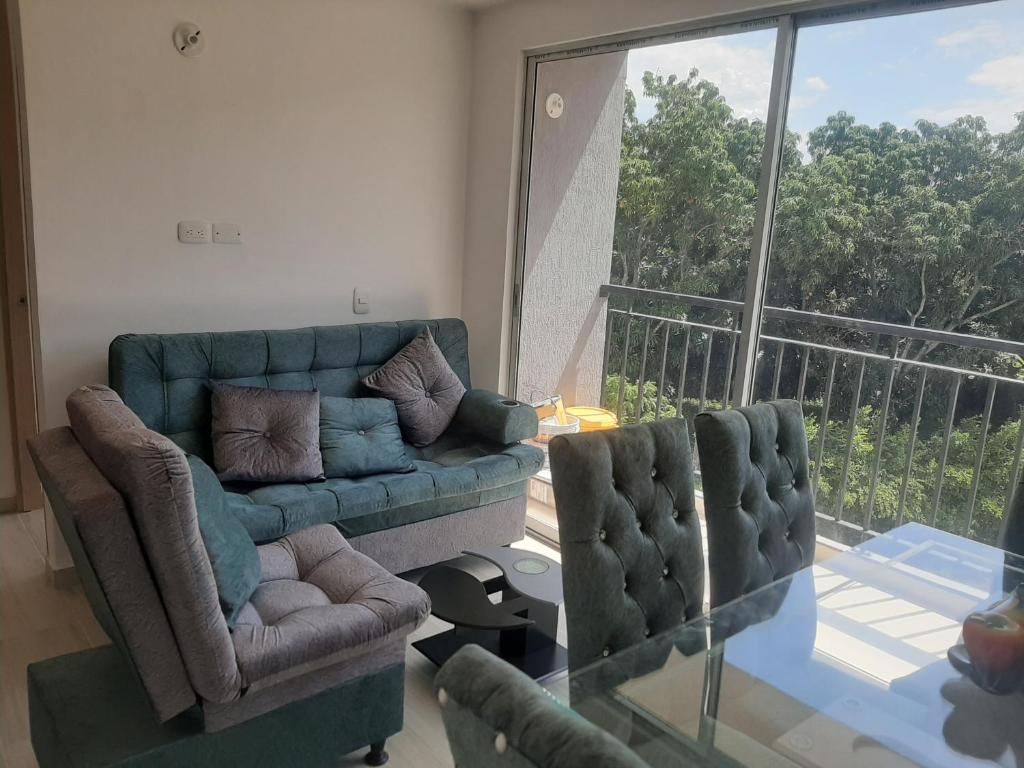Posezení v ubytování APARTAMENTO EN FLANDES
