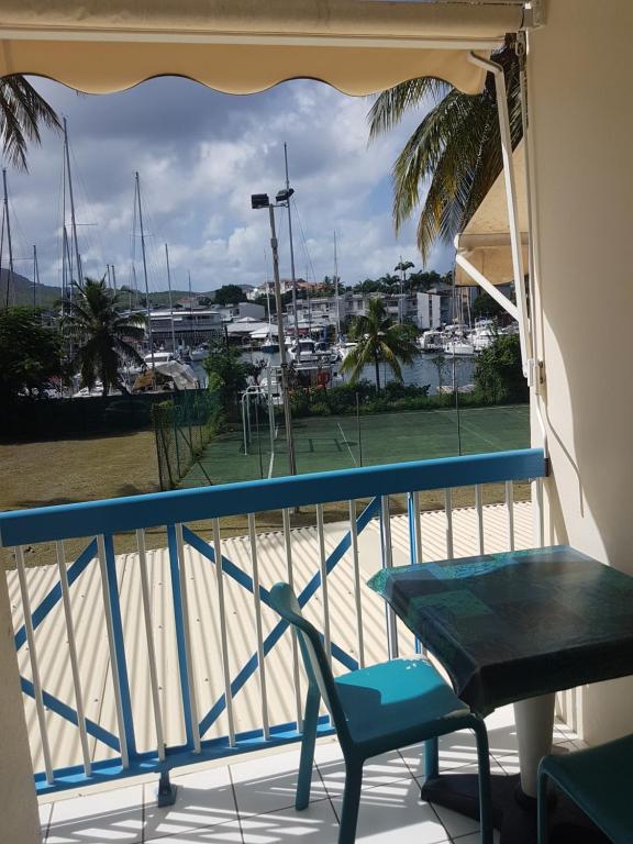 Balkón nebo terasa v ubytování Studio CRISTAL COCO Martinique
