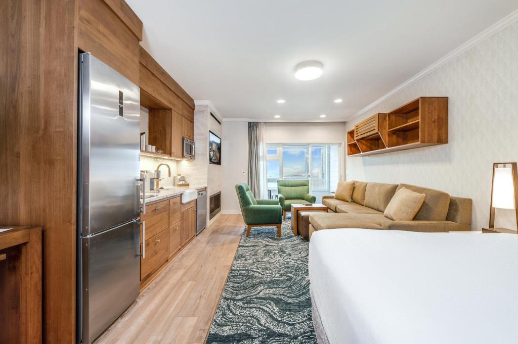 Kuchyň nebo kuchyňský kout v ubytování Hallmark Resort in Cannon Beach