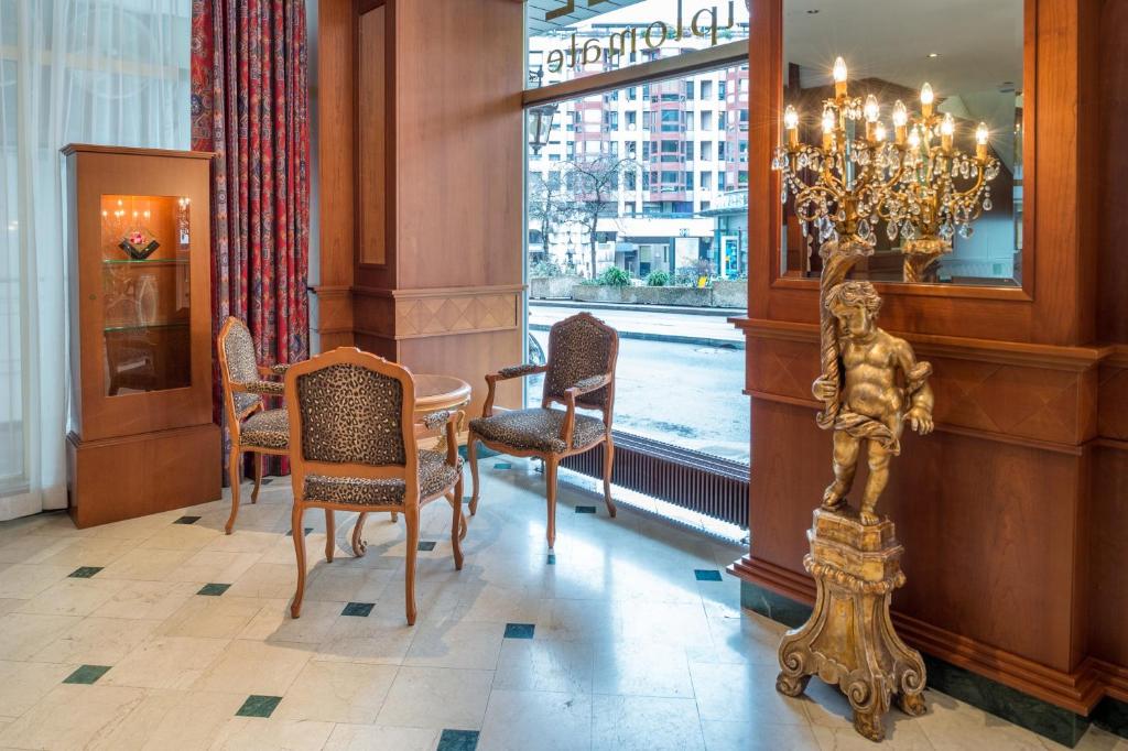 Posezení v ubytování Hotel Diplomate