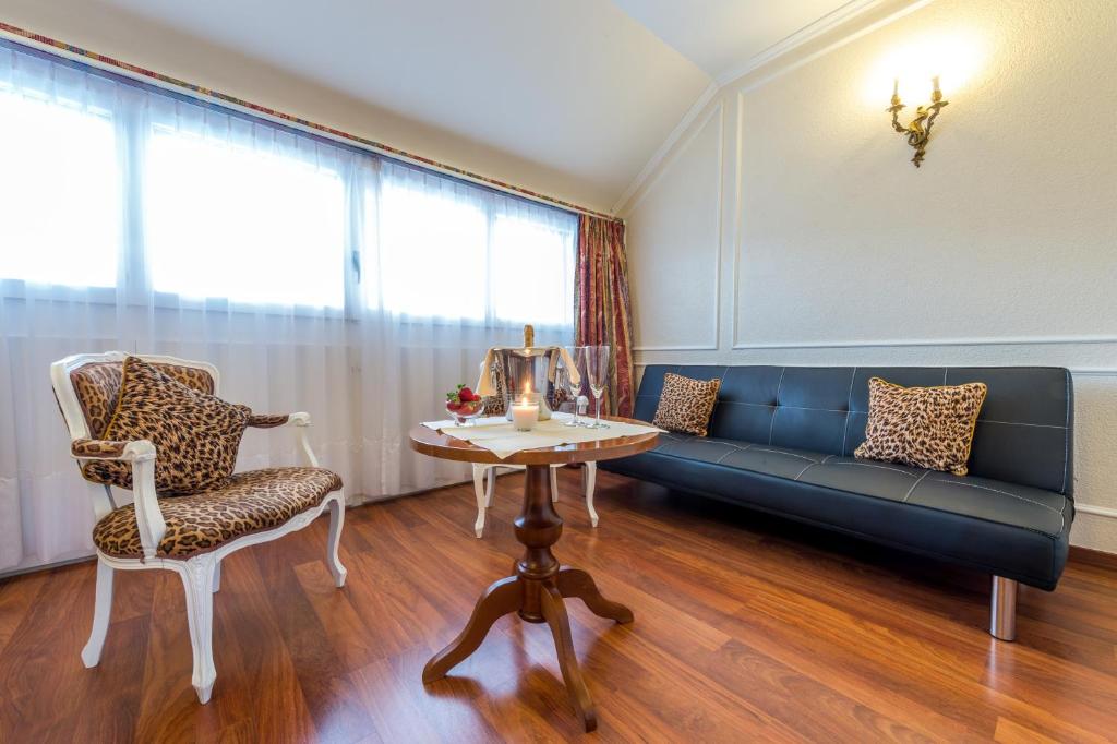 Posezení v ubytování Hotel Diplomate