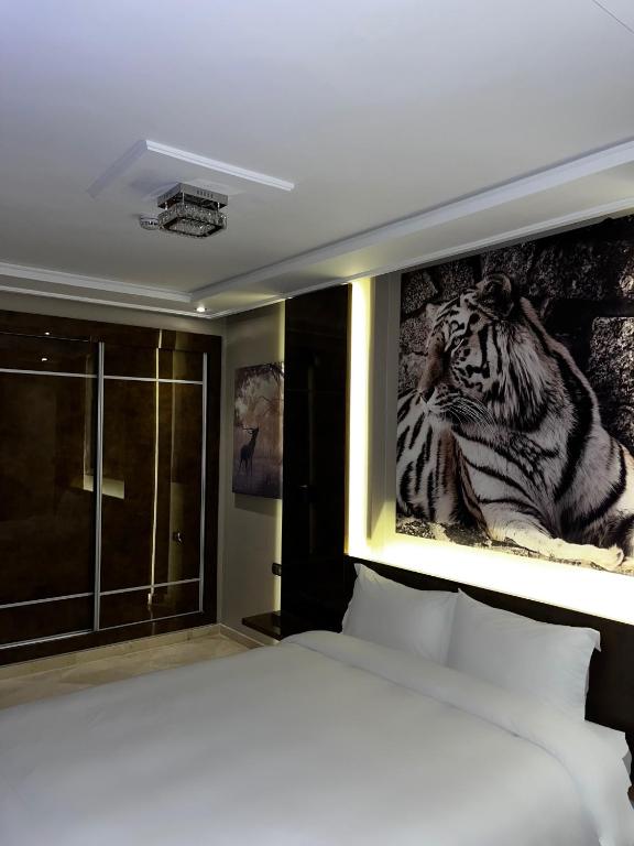 Letto o letti in una camera di Hotel Appartement Tanger