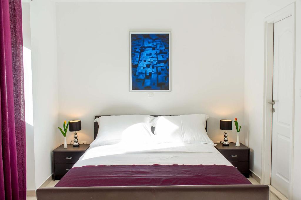 Posteľ alebo postele v izbe v ubytovaní Split Allure Apartments